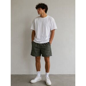 Hurley Pull On Walkshorts Mens Medium Iguana Green 7in Casual Summer NWT